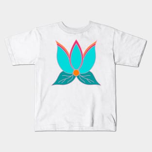 Niibidoon Bright Floral Kids T-Shirt